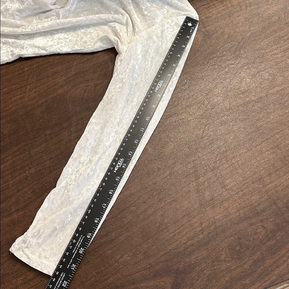 SnoSkins Crushed Velvet Long Sleeve Turtleneck - Picture 7 of 7